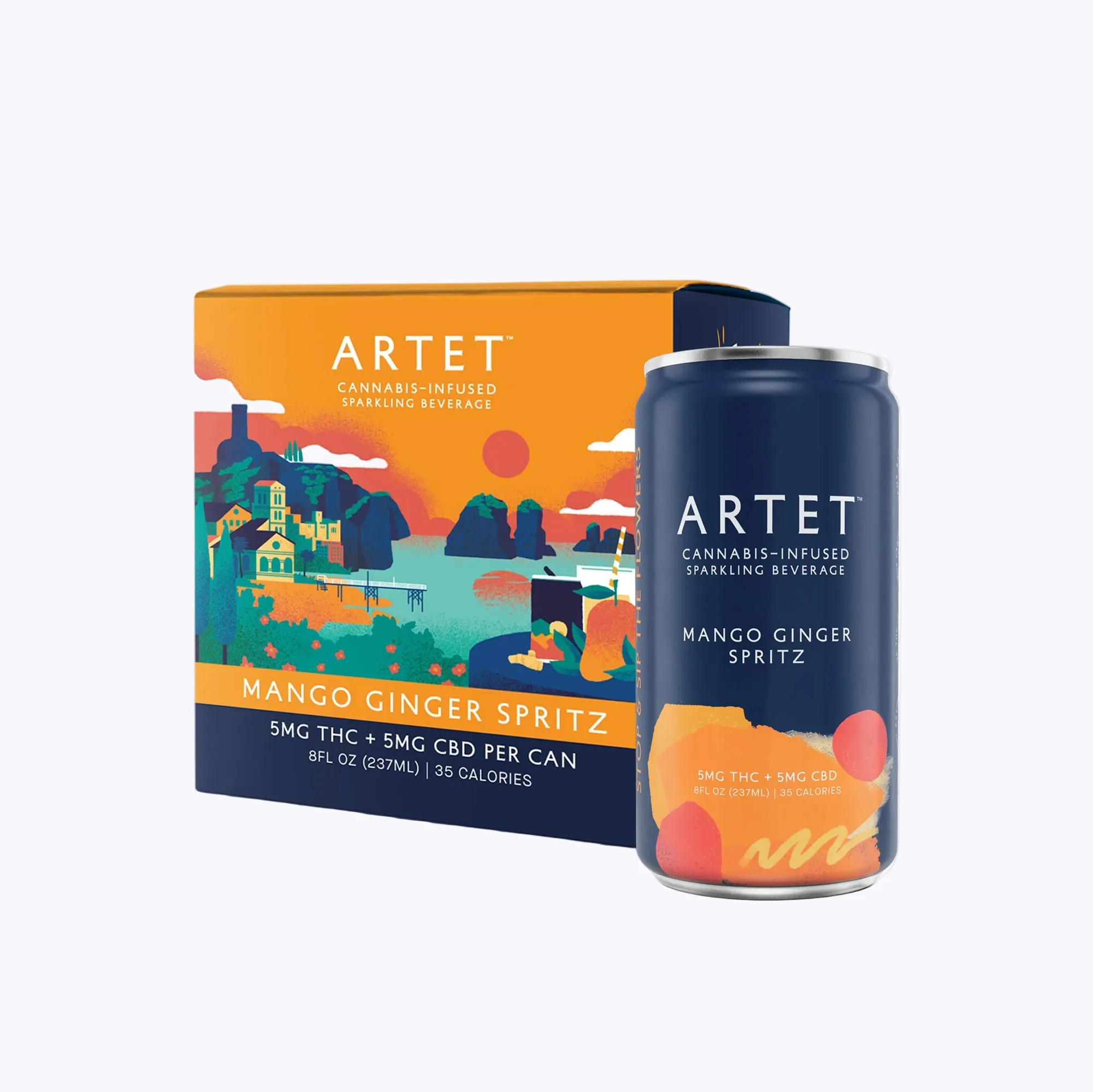 Mango Ginger Spritz 1:1 - 5mg or 10mg THC - Image 3