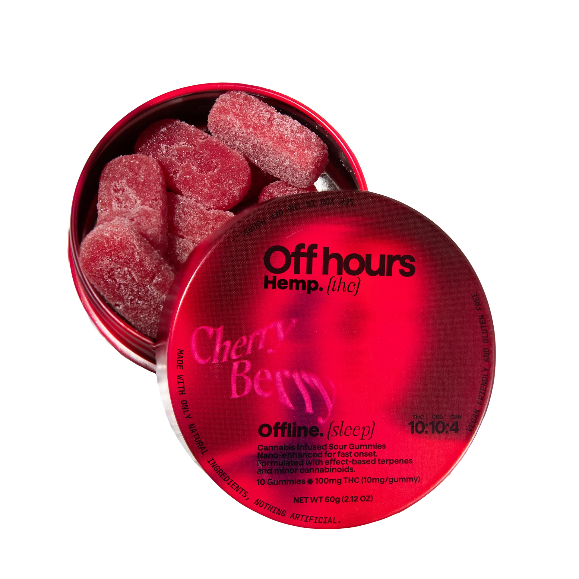Offline Cherry Berry Gummies - 10mg THC and 4mg CBN - Image 3